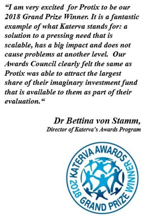 Bettina Stamm qoute on our prize